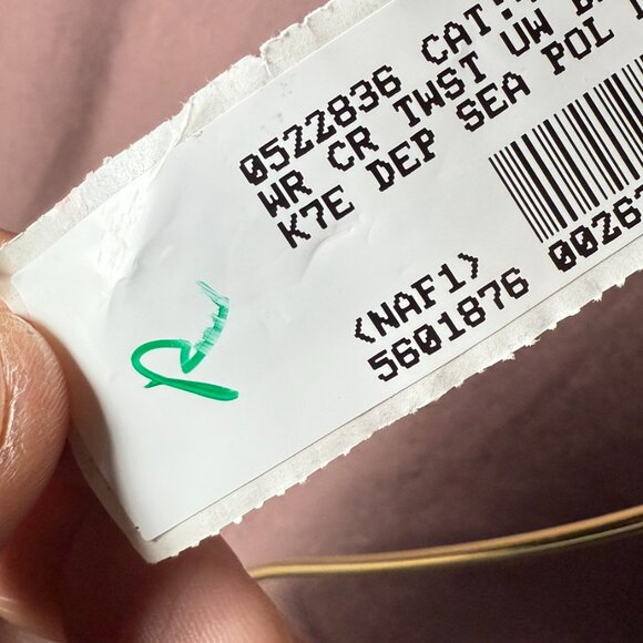 Lands' End DEEP SEA POLKA DOT Twist Front Underwire Bikini Swim Top Size 2,4  Pl - Picture 7 of 10